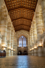 Obraz premium interior of the cathedral in Connecticut, USA