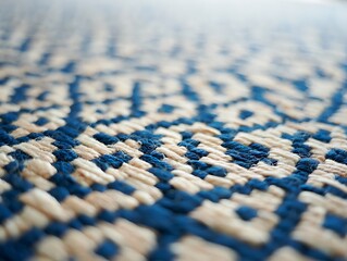 Fototapeta premium Close-up of woven textile