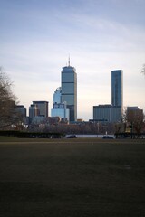 Naklejka premium modern city skyline of Boston, Massachusetts USA