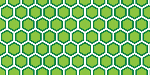 simple green honeycomb pattern for banner poster background.