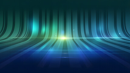 Futuristic Green Digital Technology Background