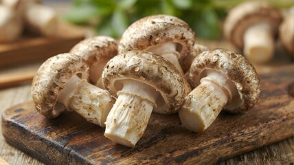 mushrooms on the table