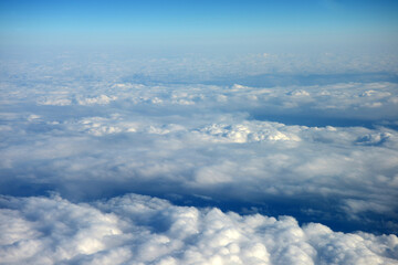 雲海　上空の雲