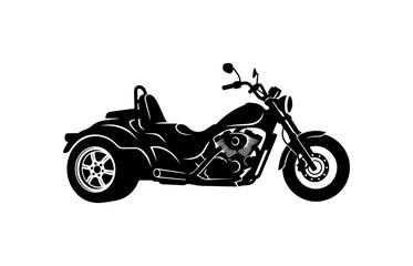 Obraz premium Motorcycle SVG Illustration