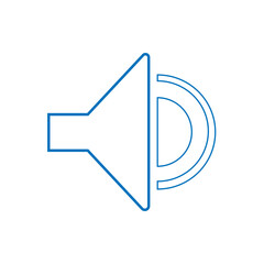 flat vector icon of speaker equipment