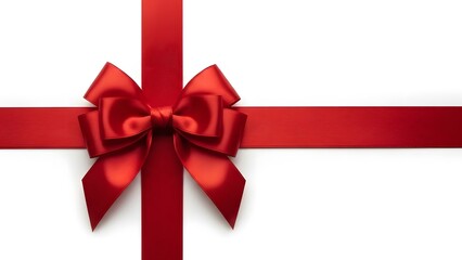 Happy mother's day gift ideas with red ribbon and bow