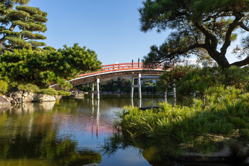 Japanese Bridge and Garden.	