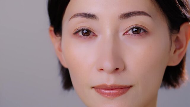 40代の日本人女性のビューティーイメージ