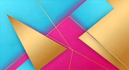 Fototapeta premium abstract colorful background with triangles