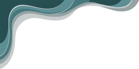 A modern abstract design with wavy lines in shades of blue and white