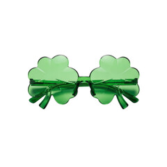 Green Shamrock Sunglasses