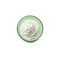 Shamrock Shake with whipped cream