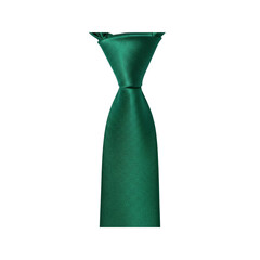 Green tie on Transparent Background