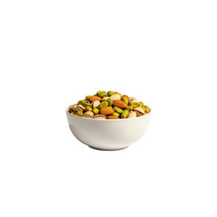 Bowl full of mixed nuts and almonds
