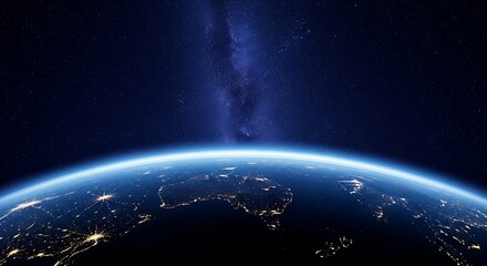 Fototapeta premium blue planet earth