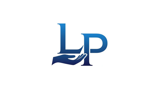 LP Monogram Logo with Human Hand