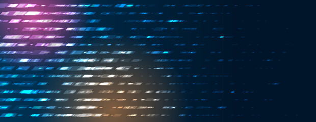 Colorful glowing shiny geometric tech abstract background