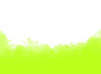 Abstract background featuring vibrant neon lime green foreground contrasted sharply against a deep...