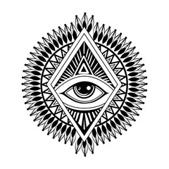 A filled style illustration of skull book magic
