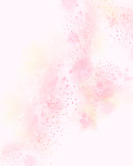 Fototapeta premium abstract pink and blue watercolor splash for background or wallpaper seamless