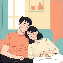 couple reading a book