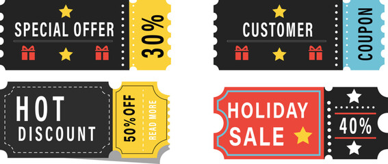 Vintage retro label set illustration with classic sign and banner style for product and quality design