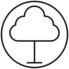 Sustainable Tourism Icon Vector Element