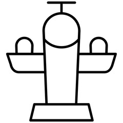 Seaplane Icon Vector Element