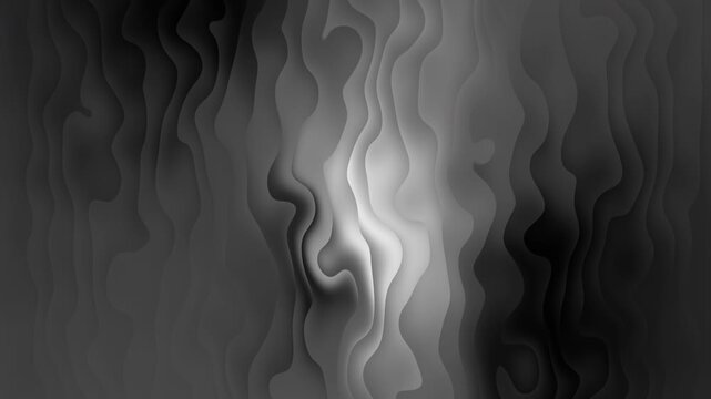 Abstract liquid silver and mercury smoky gray motion background on black screen. Fluid silver background with ripples and waves. Silver luxury liquid in motion. Liquid luxury background.