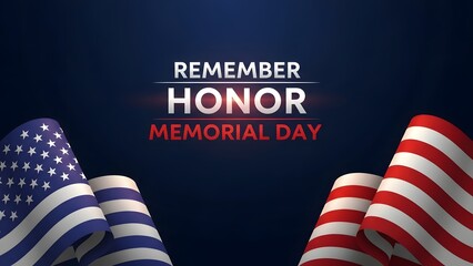 Memorial day tribute honoring fallen heroes and american patriots on memorial day