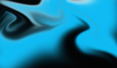 Obraz premium Abstract blue teal fluid gradient background featuring smooth blurred waves and subtle noise texture, ideal for modern posters, banners, and digital design projects.