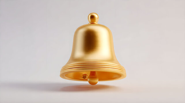Golden Bell: Elegant Notification Symbol