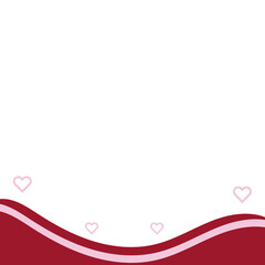 Wave Valentine Day Footer