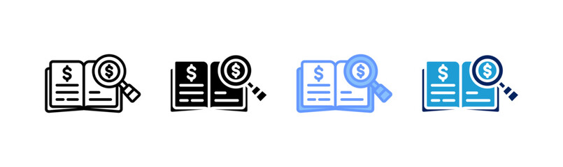 tracking icon set multiple style collection