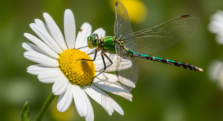 dragonfly on a flower