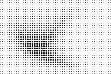 Halftone dot background pattern with gray gradient effect and retro comic style graphic design art