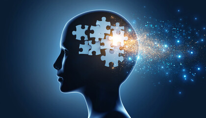 Human Mind Concepts &ndash; Puzzle, Thought, and Psychology Visuals