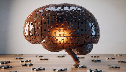 Human Mind Concepts &ndash; Puzzle, Thought, and Psychology Visuals