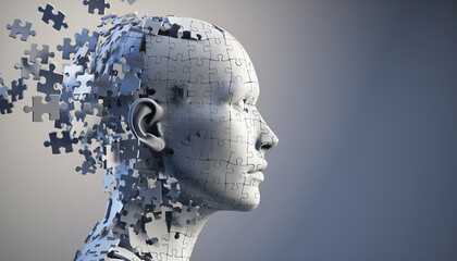 Human Mind Concepts &ndash; Puzzle, Thought, and Psychology Visuals