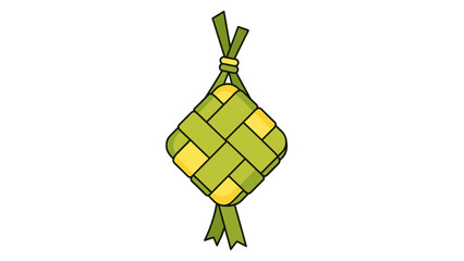 Ketupat traditional Malaysian snack for Hari Raya