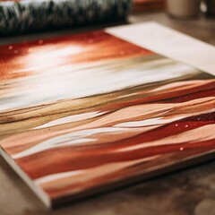 old book on wooden table
