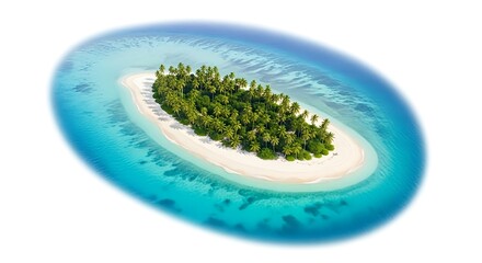 green plant isolated on white