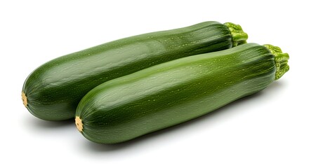 zucchini isolated on white