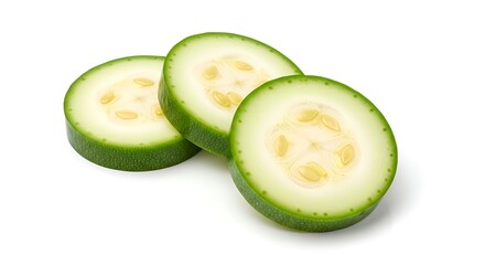 slices of cucumber