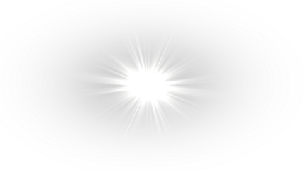 Radiant lens flare with glowing stars, vibrant colours, and motion energy.
