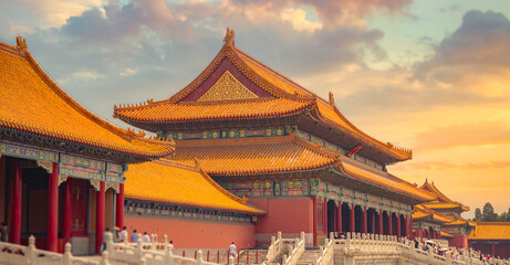 Fototapeta premium The Imperial Palace in Beijing, China