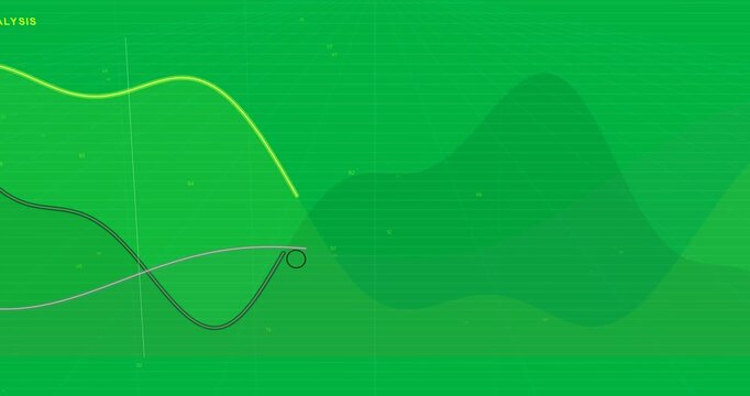 Left spline appearing, tracing data hills over cyan grid, revealing ridge on transparent background