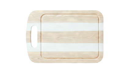 Wooden Cutting Board with Handle and Juice Groove
