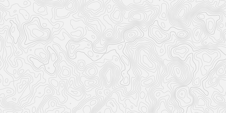 Retro Inspired Black and White Topographic Line Pattern
Seamless elevation contour map with old-style navigation and terrain aesthetics