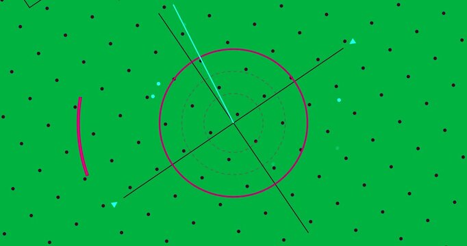 Radar HUD showing rotating cyan sweep arm, pinging blips, signaling detection on transparent canvas